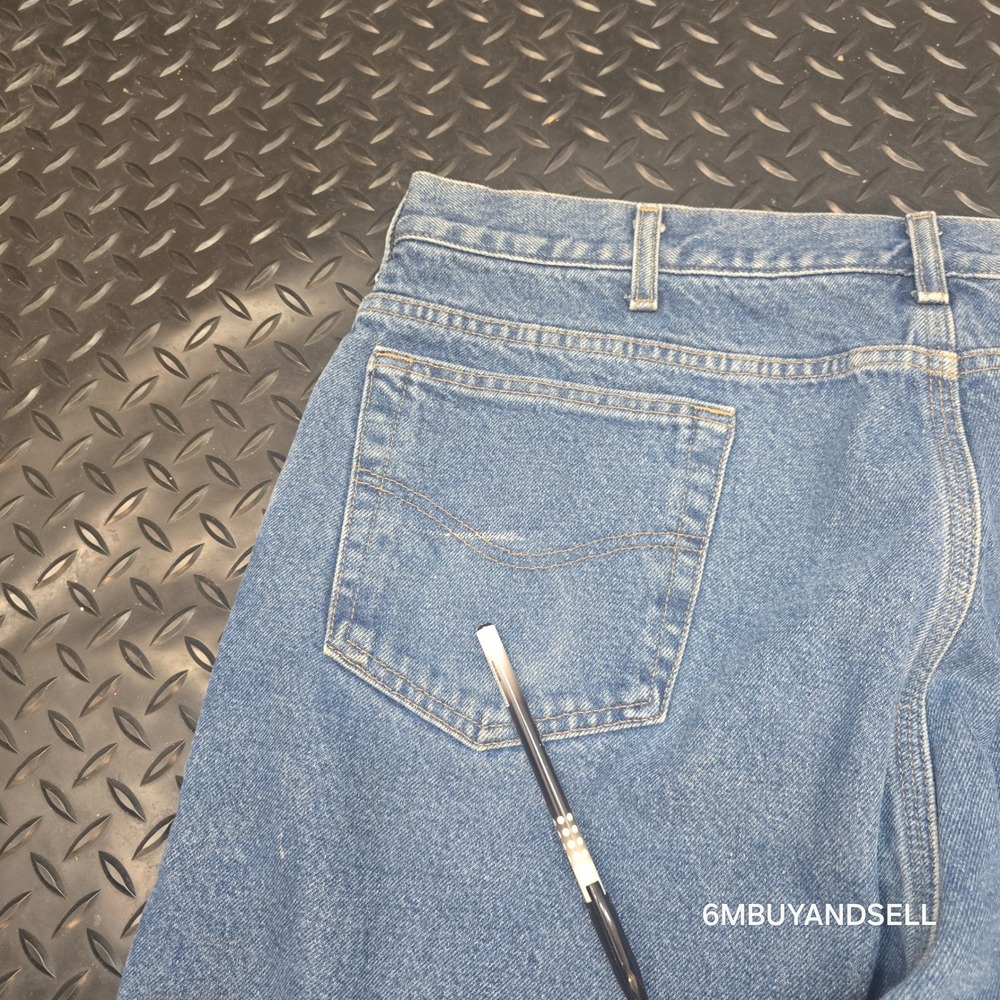 Carhartt B172 DST Flannel Lined Relaxed Fit Jeans Blue Denim Mens 40x32 - Picture 16 of 16